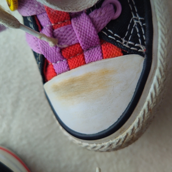 Converse All Star High Top Sneaker Double Lace Size 11 Junior - Picture 14 of 14